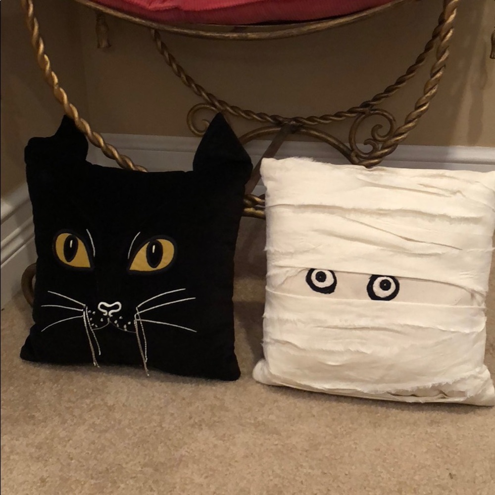 NWOT Set of 2 Pottery Barn Halloween 🎃 Pillows.